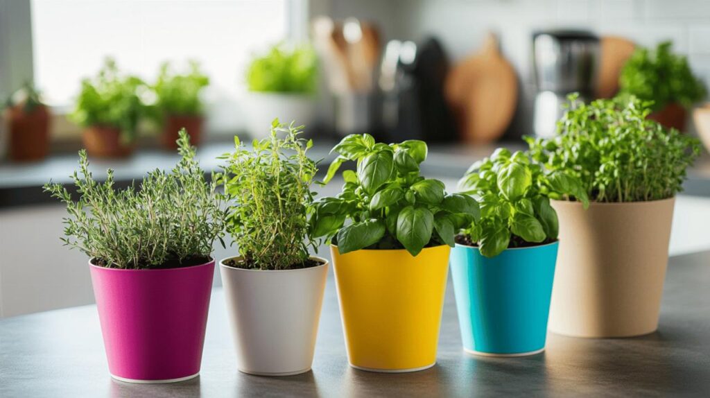 Drainage et Materiaux : Secrets pour Choisir les Meilleurs Pots pour les Herbes Aromatiques